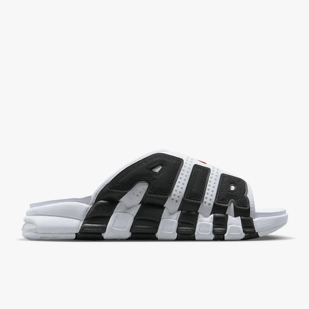 Nike Air More Uptempo Slide 'White Black Red'