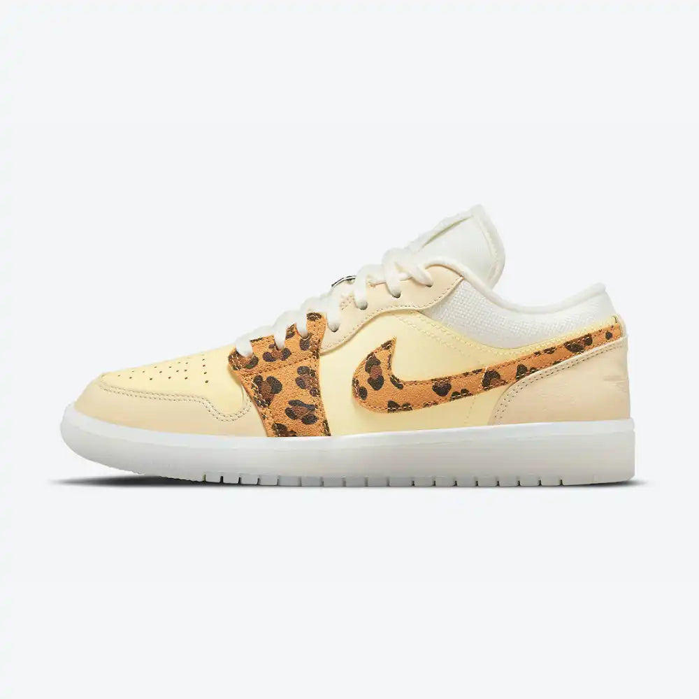 NIKE AIR JORDAN 1 LOW yellow leopard