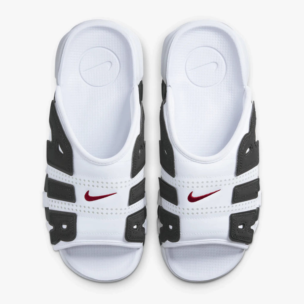 Nike Air More Uptempo Slide 'White Black Red'