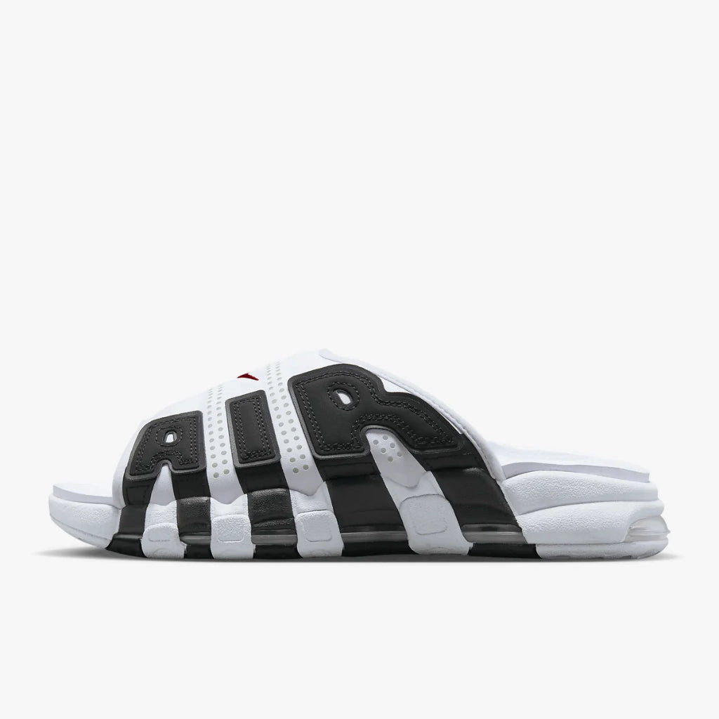 Nike Air More Uptempo Slide 'White Black Red'