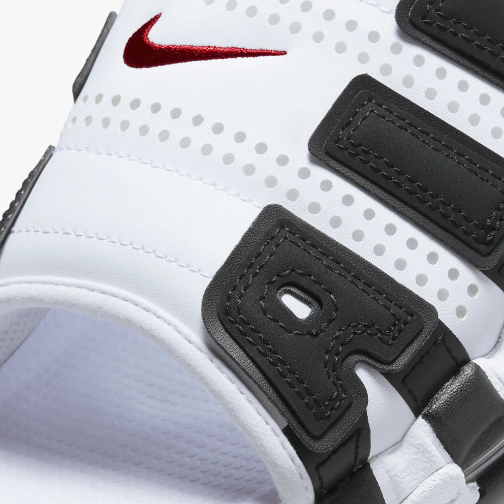 Nike Air More Uptempo Slide 'White Black Red'