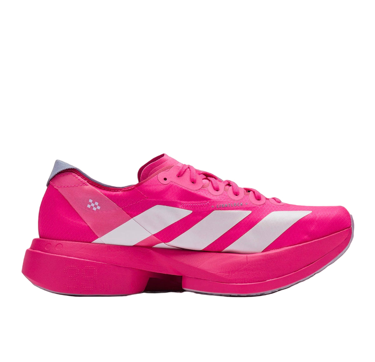 O Adidas Adizero Adios Pro 4 “Shock Pink / Zero Metallic / Aurora Plum”