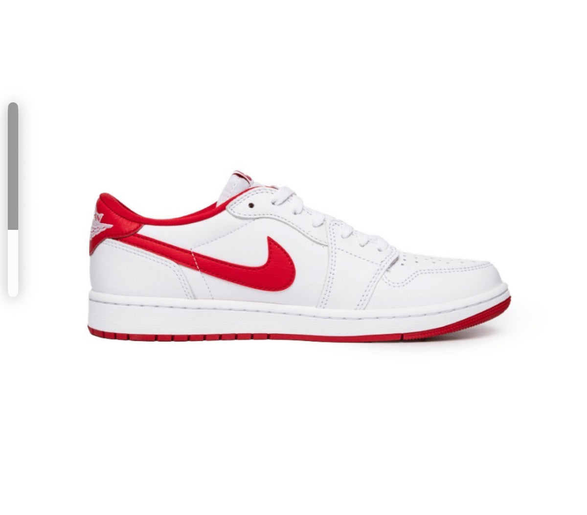 Air Jordan 1 Low White Red