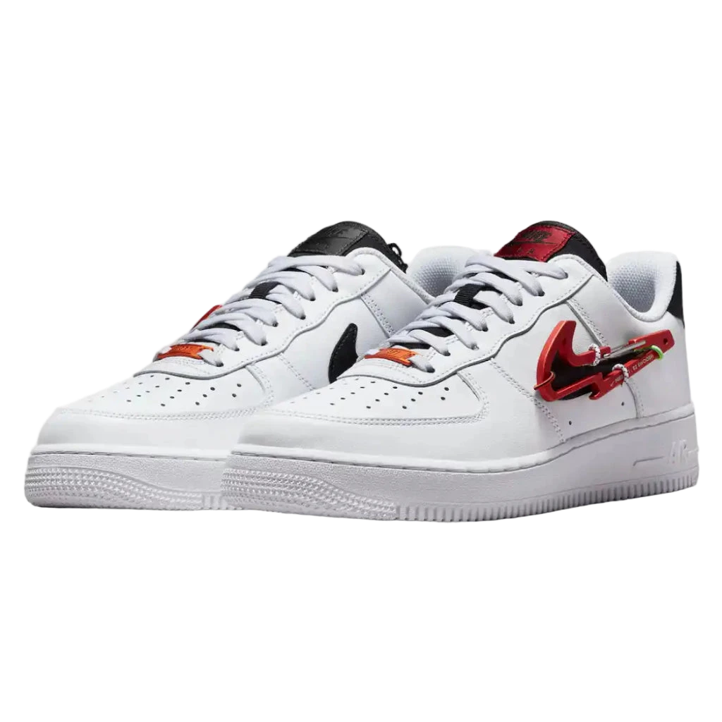Air Force 1 ’07 Premium ‘Carabiner White Habanero Red’