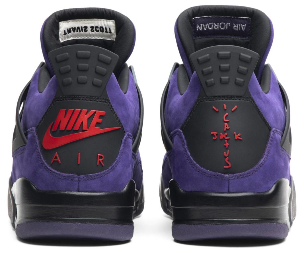 Jordan 4 retro Travis Scott purple