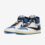 Fragment x Travis Scott x Air Jordan 1 " Military Blue "