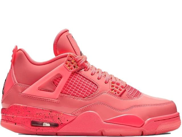 Air Jordan 4 NRG "Hot Punch" AJ4 series pink patent leather