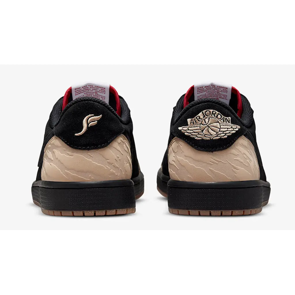 SoleFly x Air Jordan 1 Low "Carnivore" Black Brown Red Leopard
