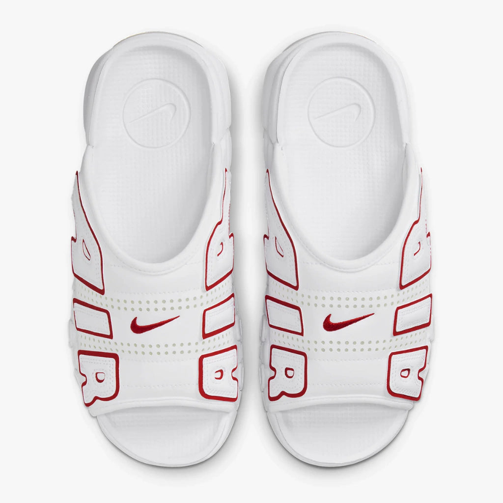 Nike Air More Uptempo Slide 'White University Red'