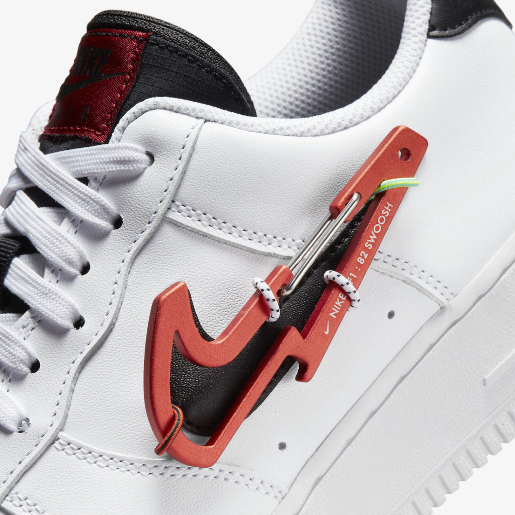 Air Force 1 ’07 Premium ‘Carabiner White Habanero Red’
