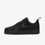 Nike Air Force 1 '07 LV8 'Reflective Swoosh Black Crimson'