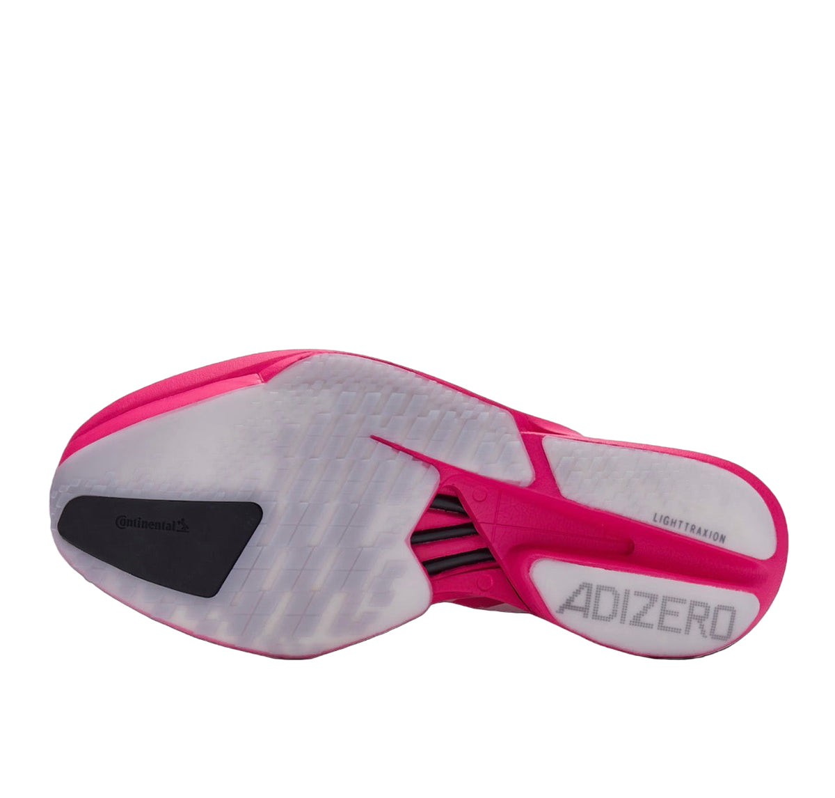 O Adidas Adizero Adios Pro 4 “Shock Pink / Zero Metallic / Aurora Plum”