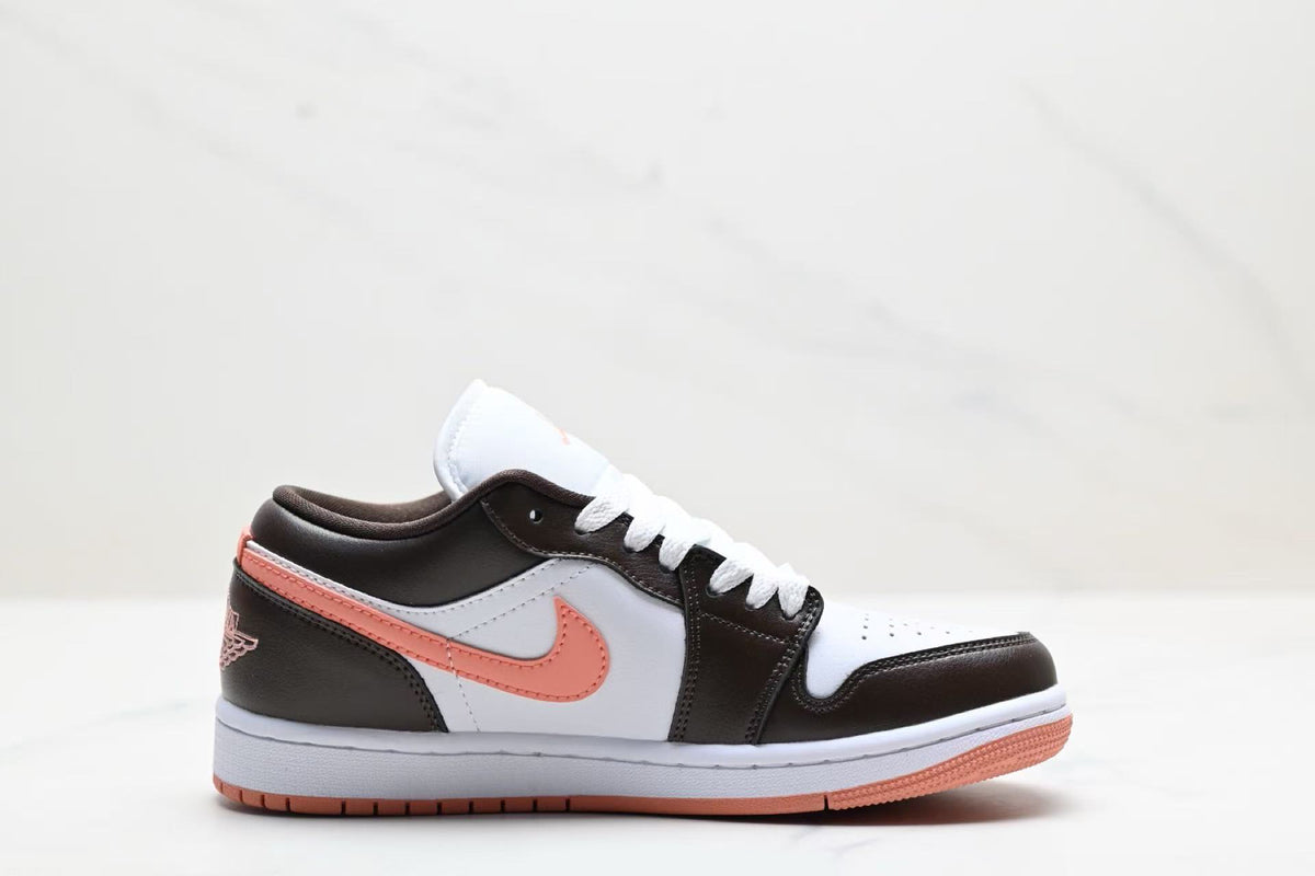 Air Jordan 1 Low 'Brown/White/Pink'
