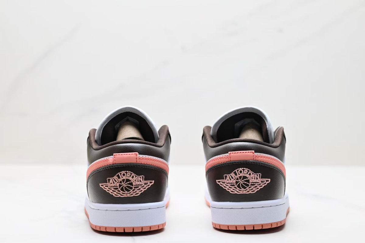 Air Jordan 1 Low 'Brown/White/Pink'