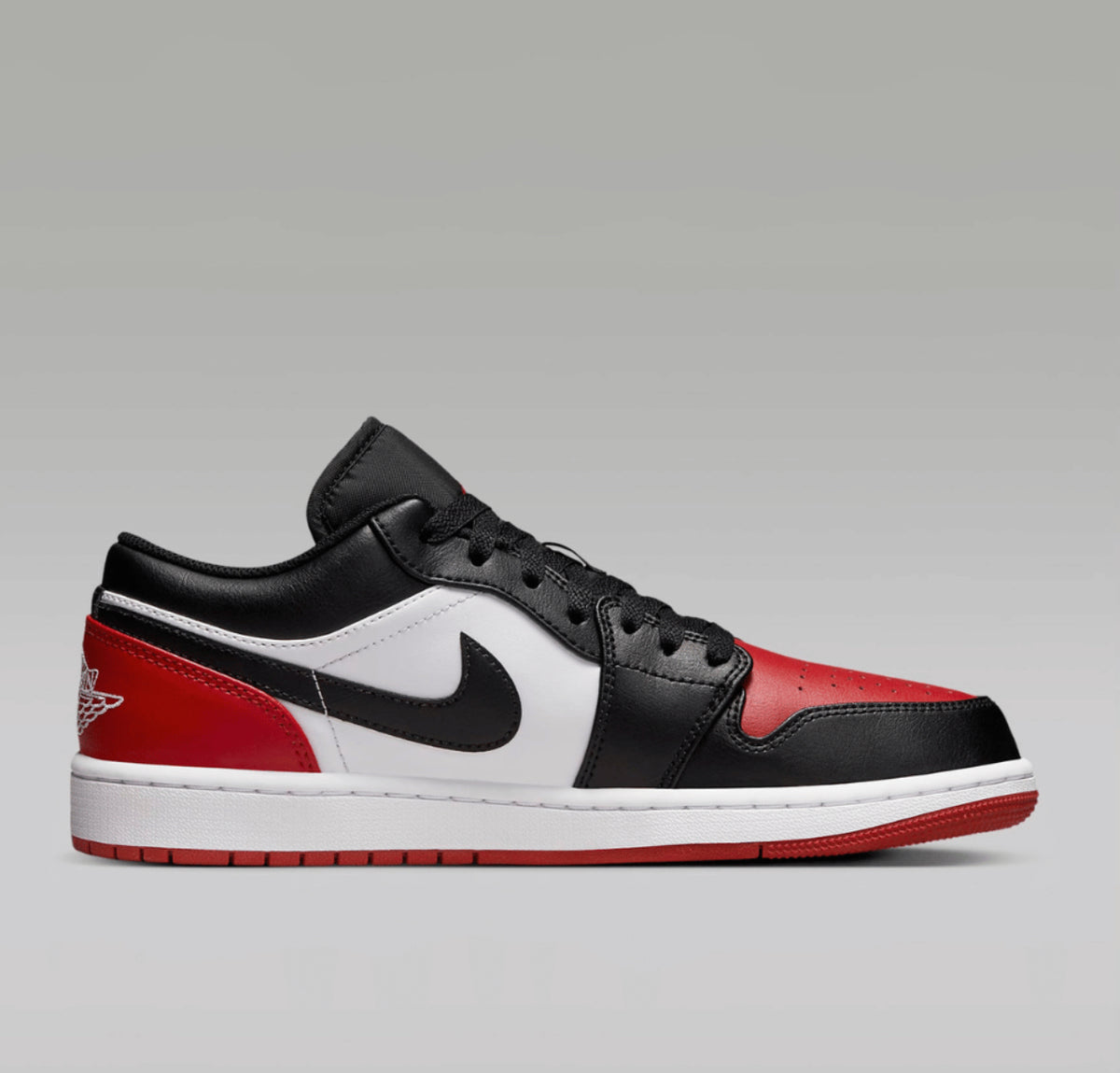 Air Jordan 1 Low Bred Toe 2.0