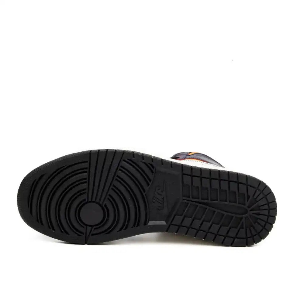 Jordan 1st generation Nike dunk sb X AJ1 Scratch Laker purple gold color