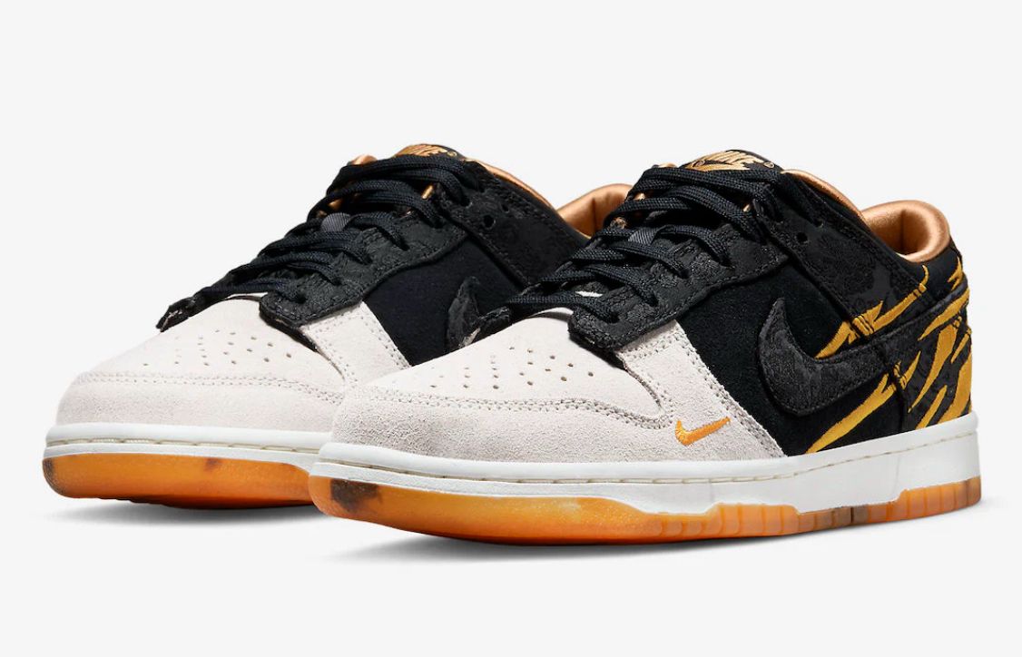 Nike DUNK LOW CNY Black and Yellow Tiger Low